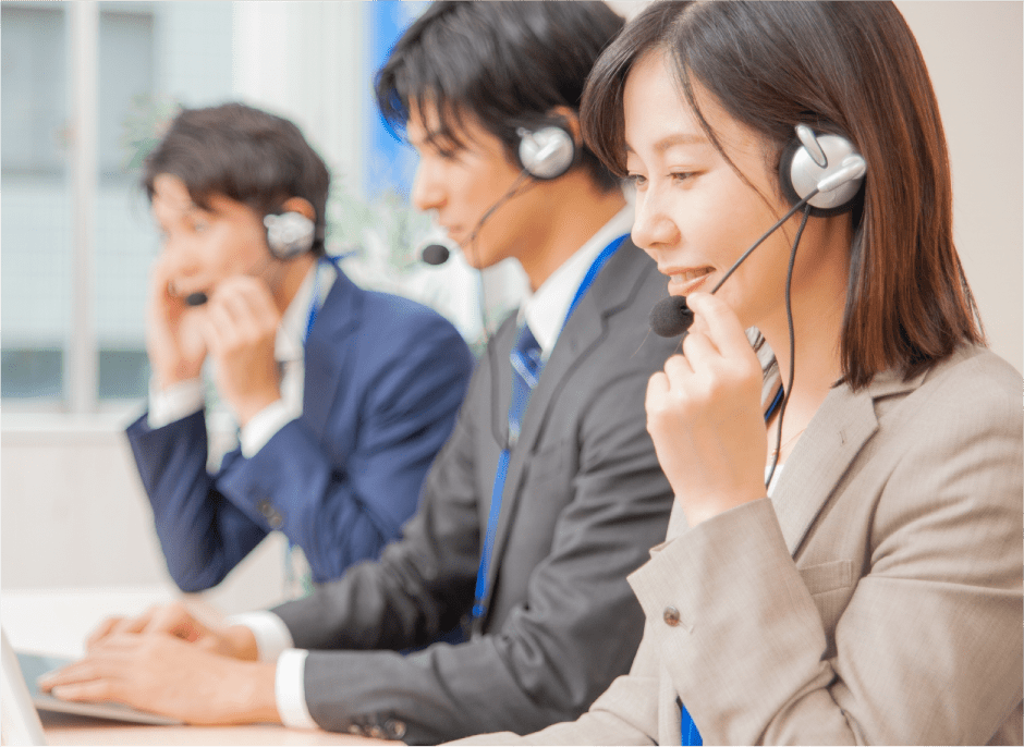 サポートセンターでのアフターフォロー